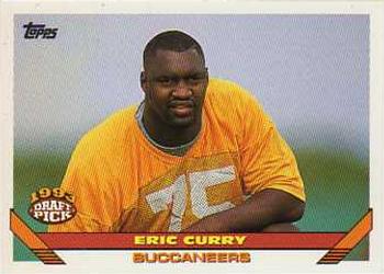 Eric Curry Tampa Bay Buccaneers 1993 Topps NFL Rookie Card #324